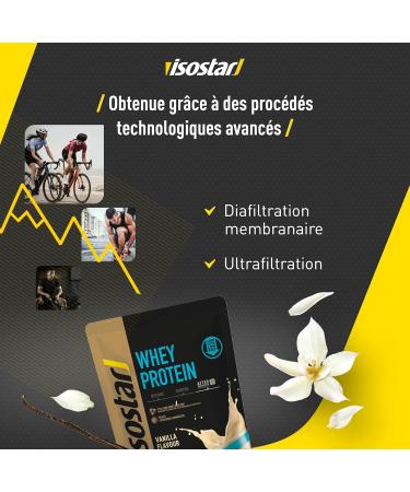 Isostar - Whey Protein - Milk Protein Powder for Hyperprotein Drink - Flavor: Vanilla - Weight: 570 g (19 drinks) - 212496 - Buy Online on GoSupps.com