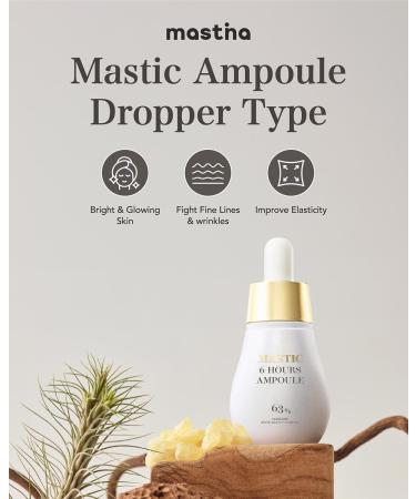 MASTINA Mastic Ampoule Serum - Even Skin Tone & Elasticity - 0.5fl oz Dropper - Buy Online on GoSupps.com