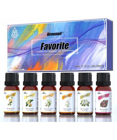 Floral Essential Oils Set (6x10 ml) - Aromatherapy Starter Kit for Diffusers & Candle Making - Osmanthus Honeysuckle Chamomile Jasmine Marjoram Gardenia - Buy Online on GoSupps.com
