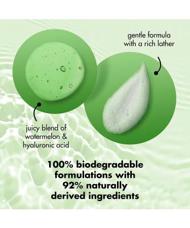 Love Beauty And Planet Watermelon Hyaluronic Acid Body Wash | Hydrating & Restoring | 100% Biodegradable | 20 fl oz - Buy Online on GoSupps.com