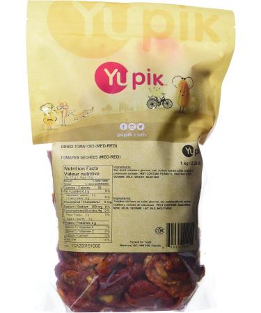 Yupik Sundried Tomatoes Halves 1 kg 6 Count Vegan Kosher Half Slices Dehydrated Tomatoes Salted Chewy Source of Fiber Savory Ingredient Ideal for Cooking 6 kg - Buy Online on GoSupps.com