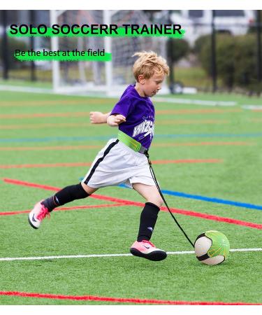 Soccer/Volleyball/Rugby Trainer - Adjustable Waist Belt for Solo Practice - Green - Buy Online on GoSupps.com