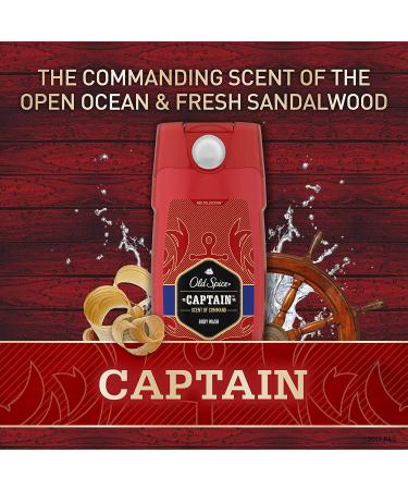 Old Spice Red Collection Captain Scent Body Wash for Men - Pack of 4 (16 Ounce) - Buy Online on GoSupps.com