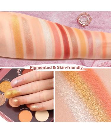 LUXAZA Nude Eyeshadow & Blush Palette with Eyeliner, Brushes - Smoky Makeup Kit - Buy Online on GoSupps.com