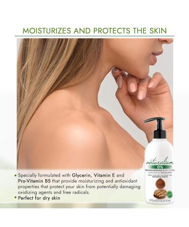 Shea & Macadamia Body Lotion 370 ml - Nourishing Moisturizer for All Skin Types | International Shipping Available - Buy Online on GoSupps.com