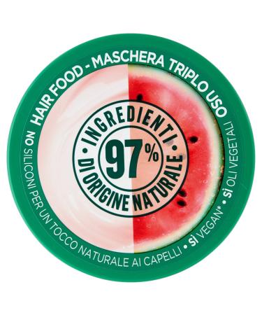 Garnier Fructis Hair Food Anguria - Maschera 3-in-1 per Capelli Fini | 97% Ingredienti Naturali Senza Siliconi | Trattamento Balsamo & Maschera Senza Risciacquo - Spedizione Internazionale - Buy Online on GoSupps.com