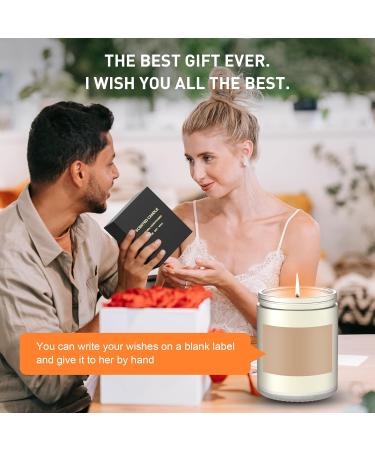 Buy Natural Soy Scented Candle - Strong Balsam & Vanilla Aromatherapy | Non-Toxic Jar Candles for Large Rooms | Perfect Birthday Gift for Mom & Dad - Buy Online on GoSupps.com