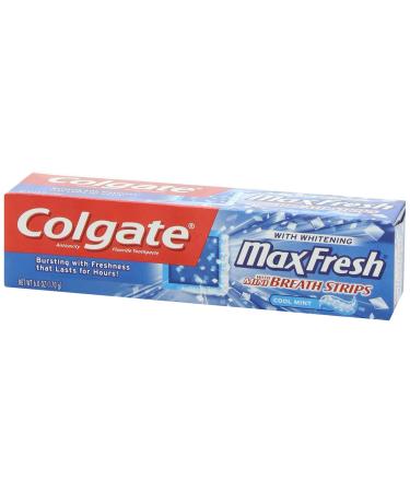 Colgate Max Fresh Toothpaste with Mini Breath Strips Mint 6 Oz 1 Cool Mint - Buy Online on GoSupps.com