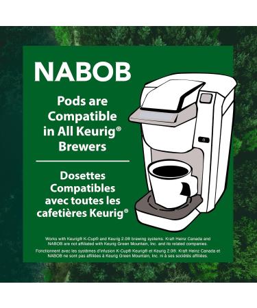Nabob Breakfast Blend Coffee 100% Compostable Pods 117g (6 Boxes of 12 Pods) - Buy Online on GoSupps.com