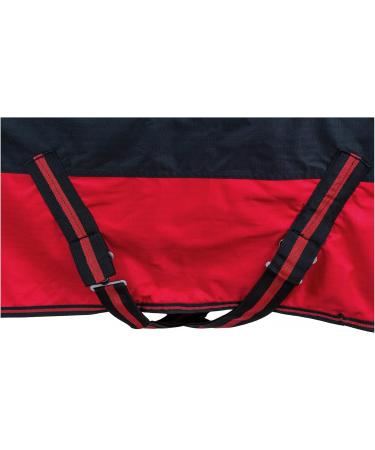 Buy RL24 Weiddecke Winterdecke High Neck 600D BASICLINE - Nylon Feed 100g/200g/300g Fill Black/Red 145cm - International Shipping Available - Buy Online on GoSupps.com