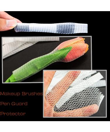 100pcs Makeup Brush Guard Set - Reusable Mesh Sleeves for Travel & Storage | Protect Your Brushes - Buy Online on GoSupps.com