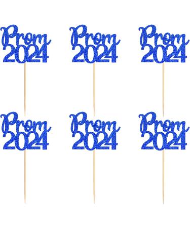32 Pcs Glitter 2024 Graduation Cupcake Toppers Prom 2024 Cupcake Toppers NO DIY NEEDED 32 PCS Food/Appetizer Picks For Graduation Party Cake Decorations Class of 2024 Set 32 Pieces (Blue) - Buy Online on GoSupps.com