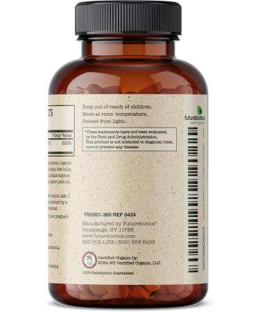 Futurebiotics Vitamin D3 5 000 IU (125 MCG) USDA Certified Organic Vitamin D Supplement 360 Tablets - Buy Online on GoSupps.com