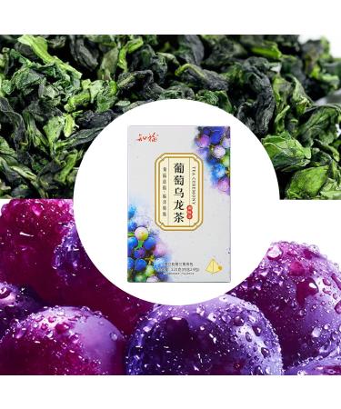Yctze Grape Oolong Tea 24 Count Cold Brew Fruit Tea Bags Leisure Drinks for Morning Afternoon Pre Dinner Free Time Holiday Party - Buy Online on GoSupps.com