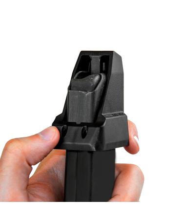 RAEIND Universal Magazine Speedloaders for Double Stack Magazines with Different Calibers Including 32 auto, 9mm, 22TCM.357 SIG.380 ACP, 10mm Auto.40 S&W.45GAP speedloader, USA Made Black-1