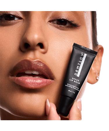 DRMTLGY SPF 25 Lip Balm Hydrating & Nourishing Lip Protection with Avocado Shea Butter & Cocoa Butter Broad Spectrum UVA UVB Shield Non-Sticky Smooth Finish .25 oz - Buy Online on GoSupps.com