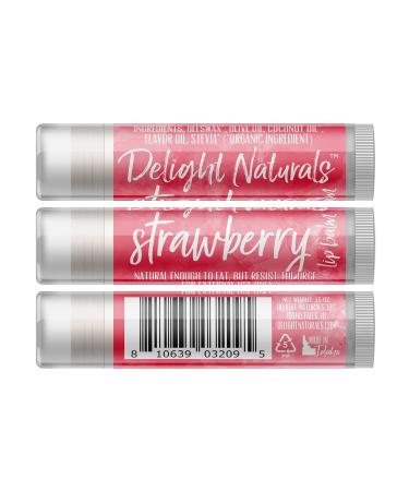 Strawberry Lip Balm Set of Three | Moisturizing & Nourishing | International Shipping - Buy Online on GoSupps.com