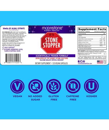Moonstone Kidney Stone Stopper 120 Capsules (Pack of 3) - Buy Online on GoSupps.com