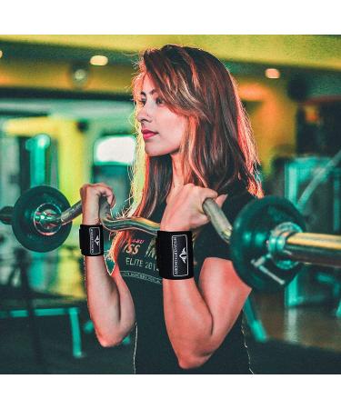 Vikingstrength Premium Wrist Brace Support for Weightlifting, Crossfit, Bodybuilding & Fitness | Pain Relief & Recovery Wraps for Athletes | Men & Women + V-Strength Workout App - Buy Online on GoSupps.com