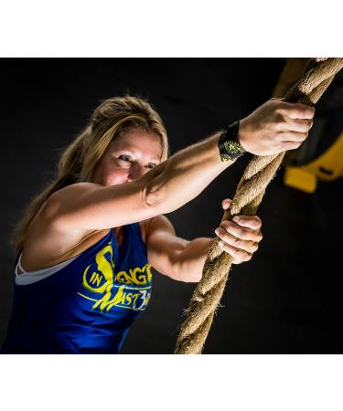 Goat Tape Scary Sticky Premium Athletic/Weightlifting Tape - Black & Yellow (1 Pack) - Buy Online on GoSupps.com