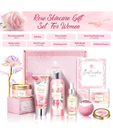 Unique Gifts for Women | Happy Birthday Spa Gift Baskets Bath & Body Self-Care Ideas for Mom Girlfriend & Friends - Buy Online on GoSupps.com