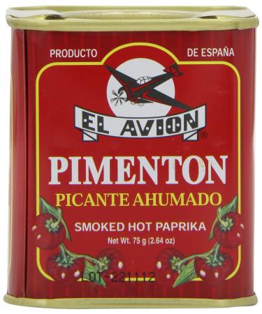 El Avion Pimenton Picante Ahumado - Smoked Hot Paprika 75 g Red Pack of 1 - Buy Online on GoSupps.com