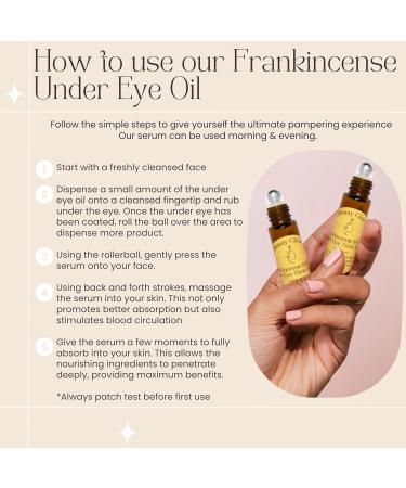 Time Eraser Rollerball - Organic Anti-Aging Moisturizer with Castor Rosehip Jojoba & Frankincense Oils | Hydrates Under Eyes | 3.5oz - Buy Online on GoSupps.com