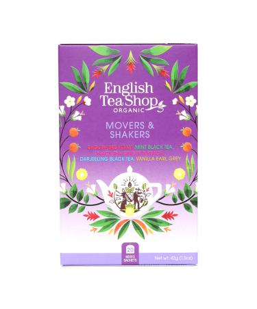 English Tea Shop Movers & Shakers Tea Bag Sachets 20-Piece