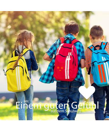 Eazy Case 30x Light Reflective Stickers - Waterproof Neon Orange Safety Reflector for Bicycles Strollers & Bags - Buy Online on GoSupps.com