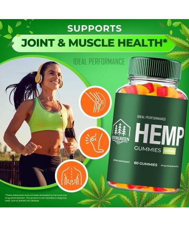 Evergreen Hemp Gummies - Ever Green Supplement Hemp Gummies - Maximum Strength All Natural Overall Health and Wellness Support Evergreen Health Gummy Reviews (3 Pack) - Buy Online on GoSupps.com