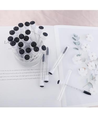 Disposable Mascara Brushes Tubes Set - 20 Pieces Empty Tubes with Eyelash Brushes for Extension - Diamond Black - Buy Online on GoSupps.com
