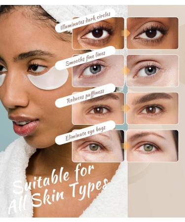 Sonnorel 4 Pairs of Silicone Eye Wrinkles Matte Anti-Aging Reusable Silicone Matte Reduce Skin Wrinkles Patch Mouth and Eye Smile Fine Lines (White and Purple) - Buy Online on GoSupps.com