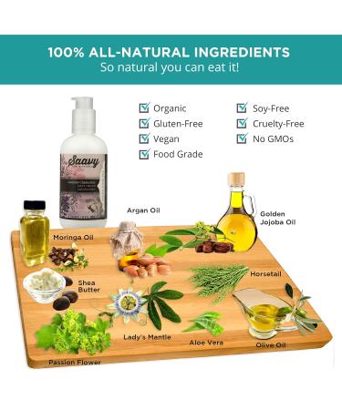 Tahitian Vanilla & Kukui Body Cream - All-Natural Vegan Moisturizer | Gluten Free Skin Care | 8 oz - International Shipping Available - Buy Online on GoSupps.com