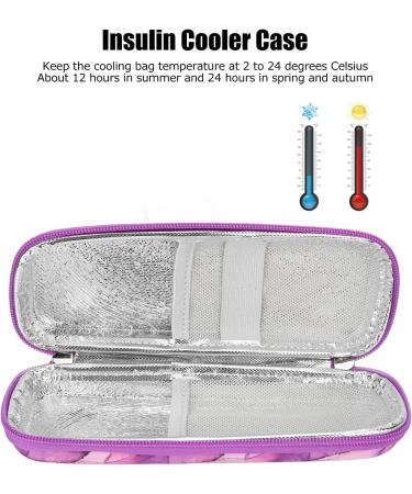 Insulin Cooler Travel Case - Purple | Insulin Cooling Carrying Case with Waterproof Design - Ideal for Travel | Excellent Protection & Good Capacity - Buy Online on GoSupps.com