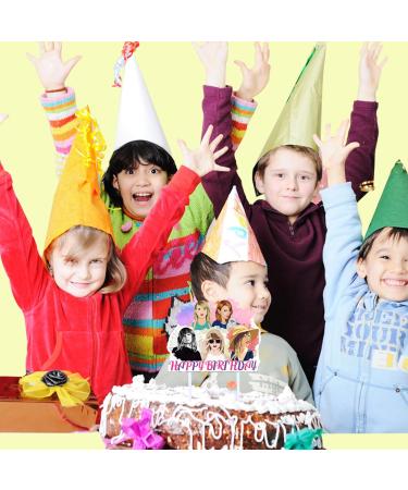 13Pcs Music Singer Cupcake Toppers - Pop Music Singer Merchandise Happy Birthday Theme Decoration Supplies Set Music Album Inspired Merch Best Fans Gifts for Boy and Girl's Birthday Party Decor - Buy Online on GoSupps.com