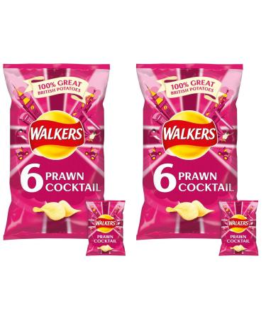 Walkers Crisps - Cocktail de crevette (6x25g) (S t f w )