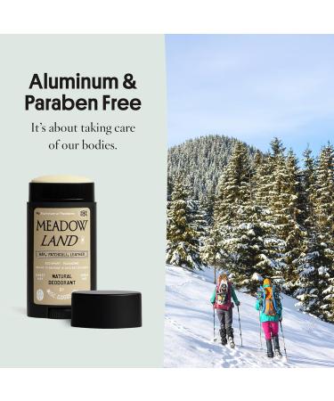 All-Day Natural Deodorant for Women & Men | Paraben & Aluminum Free | Organic Coconut Oil & Shea Butter | Meadow Land 2.6 Oz - Buy Online on GoSupps.com
