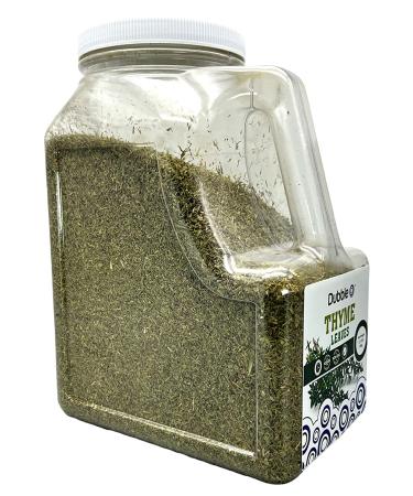Dubble O Brand Jumbo Thyme Leaves - 1.5 LBS (24 oz) - Non GMO, Kosher, Halal, Gluten Free - Bulk Restaurant Supply - Buy Online on GoSupps.com