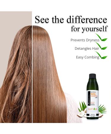 Synthetic Wig Shampoo & Conditioner Set | Coconut Oil Infused | pH6 Moisturizing Formula | 7 fl oz Bottle - Buy Online on GoSupps.com