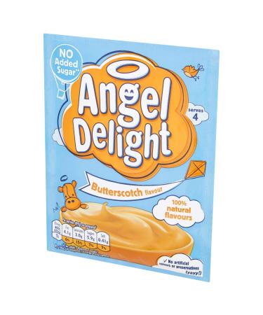 Angel Delight No Added Sugar Butterscotch Dessert Mix - 21x47g
