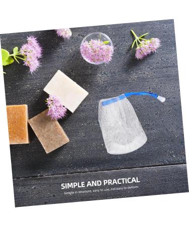 OHPHCALL 20pcs Soap Mesh Bag Foaming Facial Soap Bag Foaming Soap Pouches Portable Soap Pouch Nylon 15.50X9.00X0.50CM As Shown - Buy Online on GoSupps.com