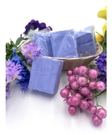 EDMIS (4 PIECES) Natural Blueberry Soap Organic Natural Soap Organic Bar Soap Set Naturals Organic Soap Bar Soap Handmade Organic Handmade Soap Chemical Free Bar Soap Natural Organic Soap