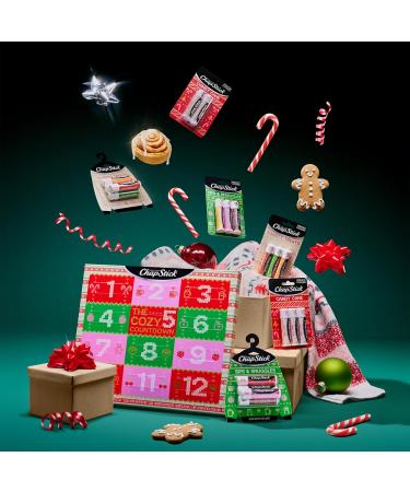ChapStick Lip Balm Holiday Variety Packs (7 Sticks) Candy Cane Sips & Snuggles Flavored Lip Moisturizers Stocking Stuffers 0.15 Oz Ea - Buy Online on GoSupps.com