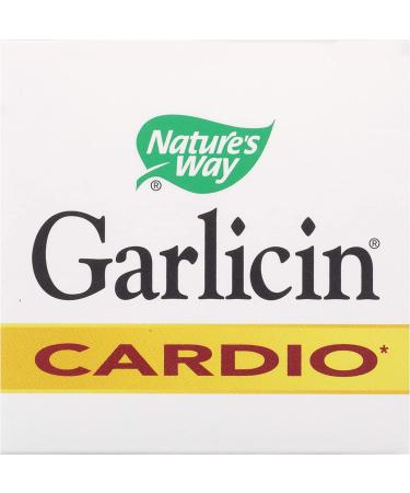 Nature's Way Garlicin Cardio Odor-Free 60 Tablets - Heart Health Supplement - Buy Online on GoSupps.com