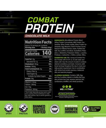 Muscle Pharm Combat 4lb Chocolate Protein and MusclePharm Assualt Fruit Punch Preworkout - Buy Online on GoSupps.com