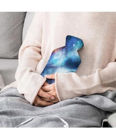 Starry Sky Hot Water Bottle with Plush Cover | Hand Warmer for Adults & Kids - 26.5x15.3cm - International Shipping - Buy Online on GoSupps.com