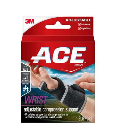 ACE Adjustable Neoprene Wrist Support - Support & Compression for Arthritic Joints - Buy Online on GoSupps.com