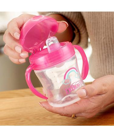 Dr. Brown's Transition Sippy Cup with Soft Spout - Pink 6oz (1 Pack) | For 6m - Buy Online on GoSupps.com
