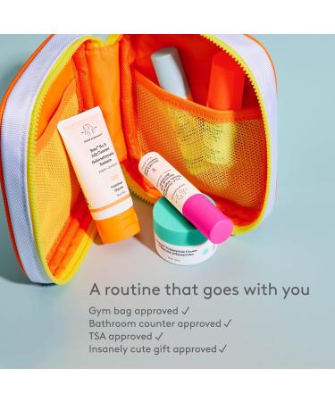 Drunk Elephant The Littles Kit - 5 Travel-Friendly A.M. and P.M. Essentials - Clean Clinical Skincare - Cruelty-Free - Dermatologist-Tested - Free of Essential Oils Silicones and Fragrance - Buy Online on GoSupps.com