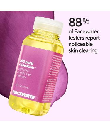 PLANT BEAUTY DISTILLERY Facewater 100 Petal Rosewater Zepherine Bubble Rinse Cleanser - Buy Online on GoSupps.com